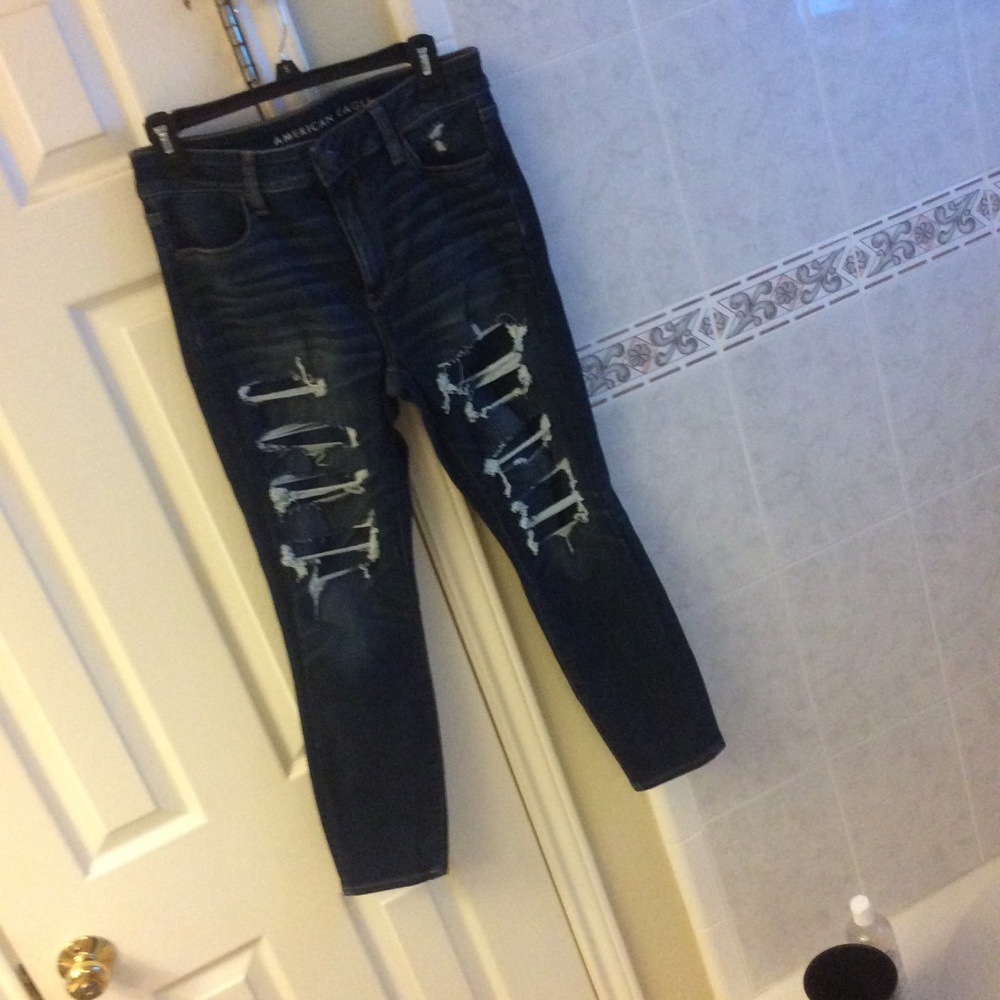 American Eagle ripped jeans